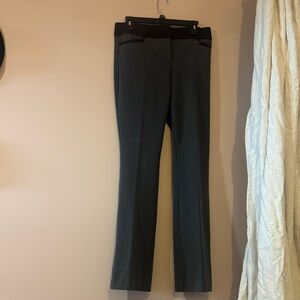 New York & Company Black Boot Cut Dress Pants 4 TALL